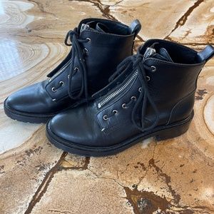 Rag and Bone Cannon combat boot, US6 Black!